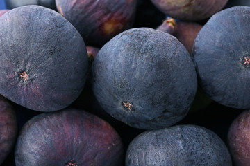 Fresh and ripe figs background