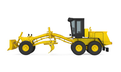 Motor Grader Isolated
