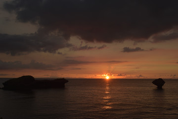 沖縄県読谷村渡具知ビーチにて