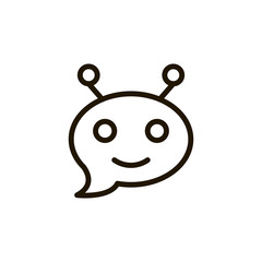 Obraz premium Flat line icon