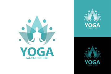 Obraz premium Yoga Logo Template Design