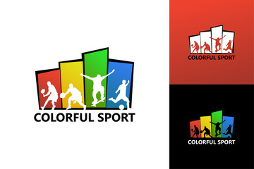 Colorful Sport Logo Template Design