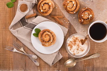 Cinnamon rolls. 