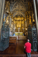 The Cathedral of Our Lady of the Assumption interior in Funchal, Madeira island, Portugal