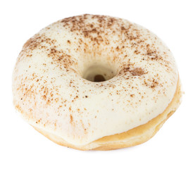 Fresh made Donuts on white background