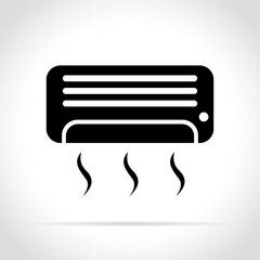 air conditioner icon on white background