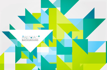 Triangle pattern design background