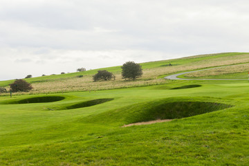Fototapeta na wymiar Gullane Golf Club, East Lothian, Scotland