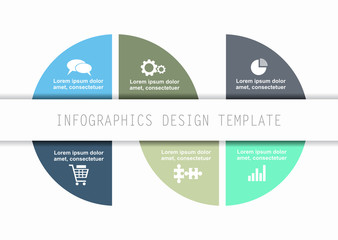 Infographic template. Can be used for workflow layout, diagram, business step options, banner, web design.
