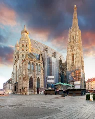 Deurstickers Vienna - St. Stephan cathedral, Austria, Wien © TTstudio