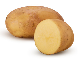 Young potatoes one and a half