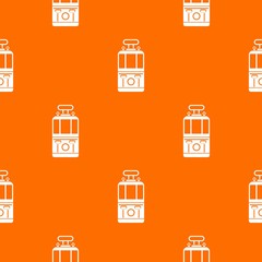Tram front view pattern seamless