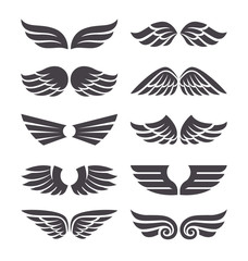 Set of Vector Wings