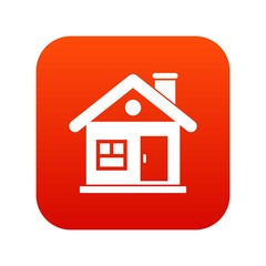House icon digital red