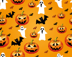 Abstract seamless pattern for girls,boys, kids, halloween, clothes. 