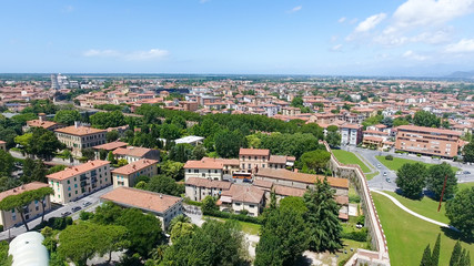Fototapeta na wymiar Aerial view of Pisa, Italy