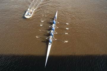 Rowing on River