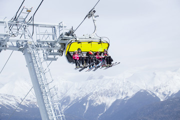 chairlift at a ski resort