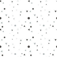 Party celebration confetti triangles pattern.