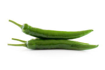 chili isolated on white background