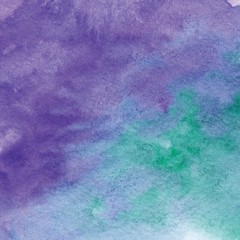 Purple Green Watercolor Background