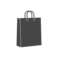 Bag store. Single flat icon 