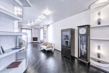 Living room interior in modern house.
