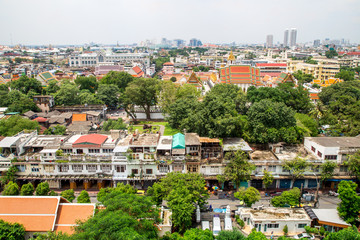 Fototapeta na wymiar the surroundings of Bangkok and the view from the top