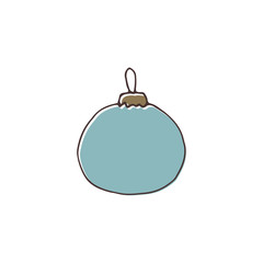 Vector Christmas tree decoration