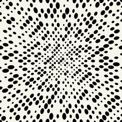 geometric dots deco art seamless pattern design