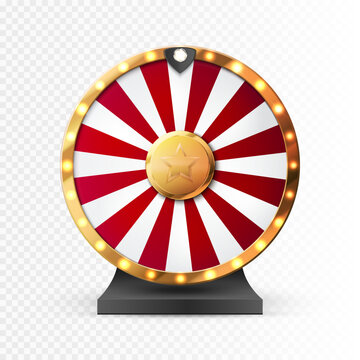 Colorful wheel of luck or fortune infographic. Vector