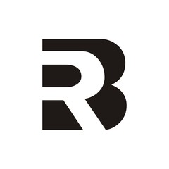 RB or BR logo initial letter design template vector