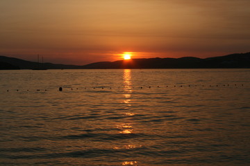 Fototapeta premium red sunset 