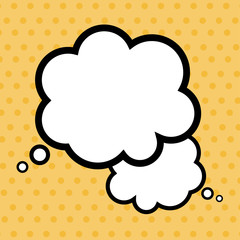 Thought bubble icon vector