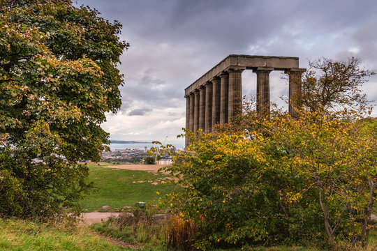 Calton Hill National Monument / Calton Hill in central Edinburgh, offers great views of the city skyline and has several iconic monuments