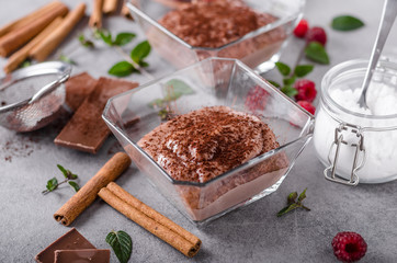 Vannila berries pudding