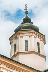 Beocin, Serbia July 22, 2017: The Beocin monastery is a Serbian Orthodox monastery, located just outside Beočin, on Fru&scaron;ka Gora mountain in the northern Serbian province of Vojvodina.