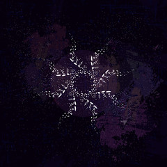 Fototapeta premium card. cosmos, stars, sun, illusions and space.