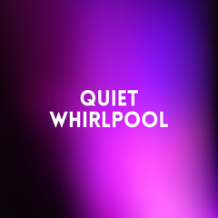 square purple pink blurred background - sunset colors With love quote - quiet whirlpool