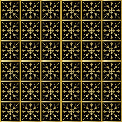 モノグラム　ヨーロッパ風　シームレスパターン