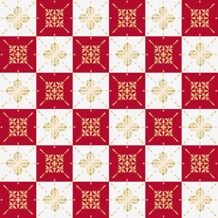 モノグラム　ヨーロッパ風　シームレスパターン