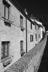 Corinaldo (Marches, Italy) at morning