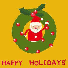 サンタクロース　クリスマスのイメージ