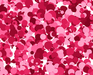 Abstract Red, Pink Circles background.