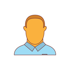 Referee icon, cartoon style