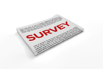 Survey on Newspaper background