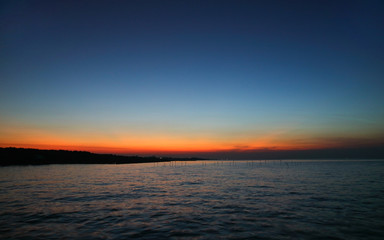 Obraz premium Beautiful sunrise on the sea