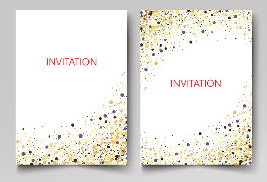 Save the Date Collection with Confetti Design