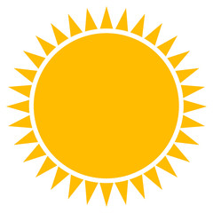 Isolated sun icon