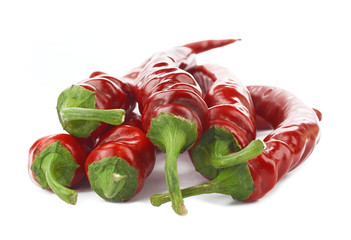 hot peppers and sweet peppers